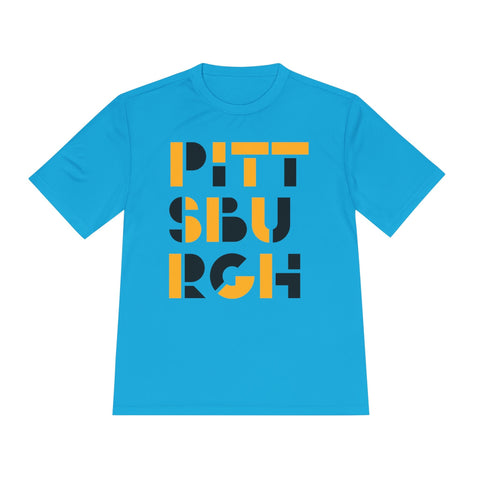 Pittsburgh City Art - Sport-Tek Unisex Moisture Wicking Tee T-Shirt - YinzerShop