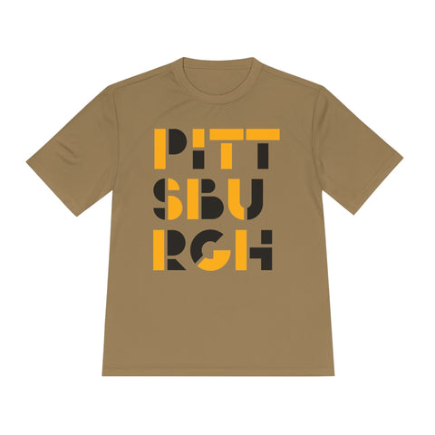 Pittsburgh City Art - Sport-Tek Unisex Moisture Wicking Tee T-Shirt - YinzerShop