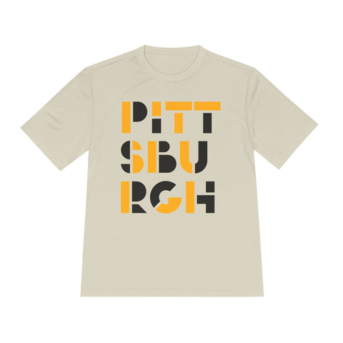 Pittsburgh City Art - Sport-Tek Unisex Moisture Wicking Tee T-Shirt - YinzerShop