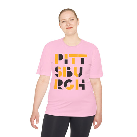 Pittsburgh City Art - Sport-Tek Unisex Moisture Wicking Tee T-Shirt - YinzerShop