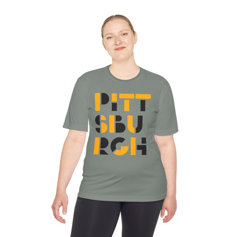 Pittsburgh City Art - Sport-Tek Unisex Moisture Wicking Tee T-Shirt - YinzerShop