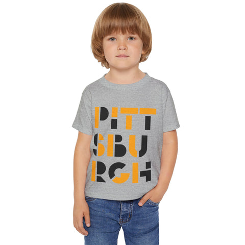 Pittsburgh City Art - Toddler T-Shirt Kids Apparel - YinzerShop