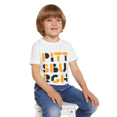 Pittsburgh City Art - Toddler T-Shirt Kids Apparel - YinzerShop