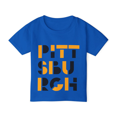 Pittsburgh City Art - Toddler T-Shirt Kids Apparel - YinzerShop