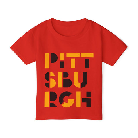 Pittsburgh City Art - Toddler T-Shirt Kids Apparel - YinzerShop