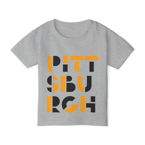 Pittsburgh City Art - Toddler T-Shirt Kids Apparel - YinzerShop