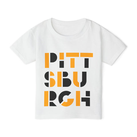 Pittsburgh City Art - Toddler T-Shirt Kids Apparel - YinzerShop