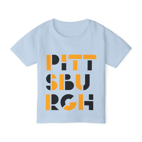 Pittsburgh City Art - Toddler T-Shirt Kids Apparel - YinzerShop