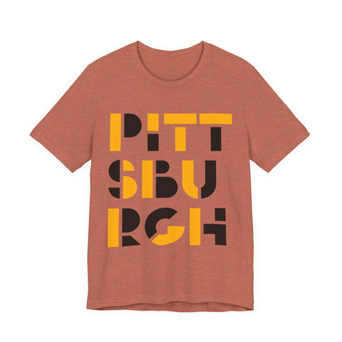 Pittsburgh City Art - Unisex Jersey Short Sleeve Tee T-Shirt - YinzerShop