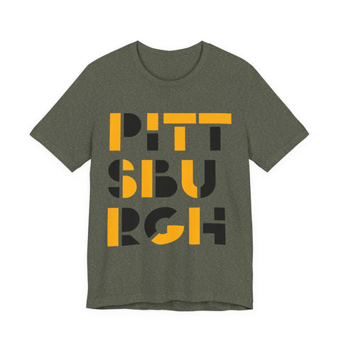 Pittsburgh City Art - Unisex Jersey Short Sleeve Tee T-Shirt - YinzerShop