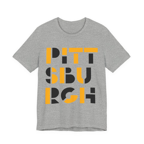 Pittsburgh City Art - Unisex Jersey Short Sleeve Tee T-Shirt - YinzerShop