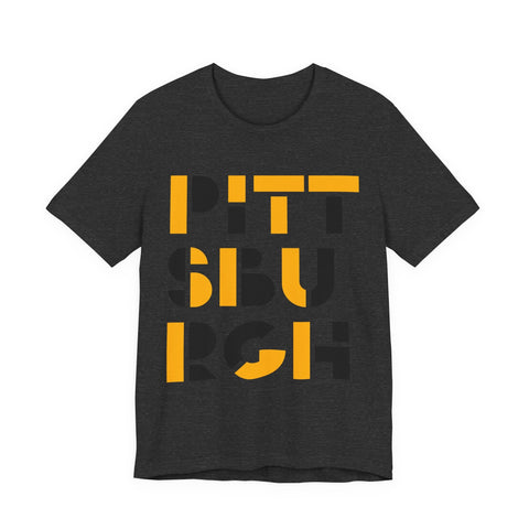 Pittsburgh City Art - Unisex Jersey Short Sleeve Tee T-Shirt - YinzerShop