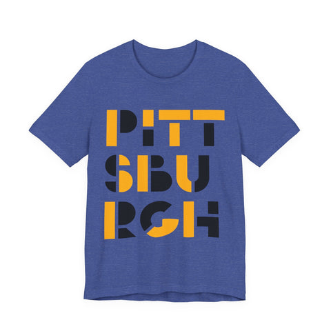 Pittsburgh City Art - Unisex Jersey Short Sleeve Tee T-Shirt - YinzerShop