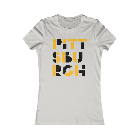 Pittsburgh City Art - Women's Favorite Tee T-Shirt - YinzerShop