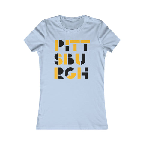 Pittsburgh City Art - Women's Favorite Tee T-Shirt - YinzerShop
