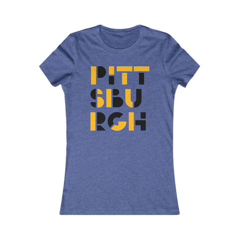 Pittsburgh City Art - Women's Favorite Tee T-Shirt - YinzerShop