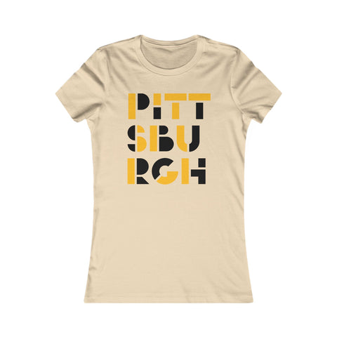 Pittsburgh City Art - Women's Favorite Tee T-Shirt - YinzerShop