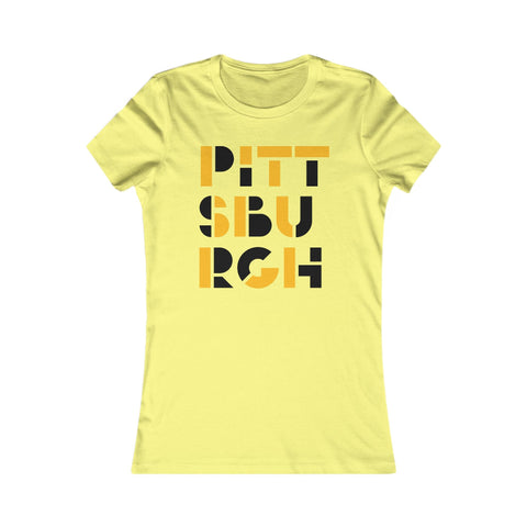 Pittsburgh City Art - Women's Favorite Tee T-Shirt - YinzerShop