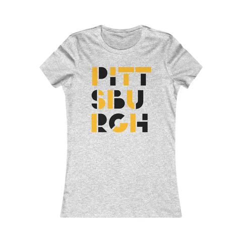 Pittsburgh City Art - Women's Favorite Tee T-Shirt - YinzerShop