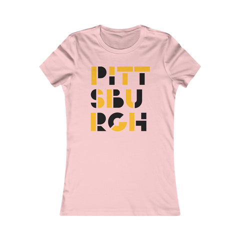 Pittsburgh City Art - Women's Favorite Tee T-Shirt - YinzerShop