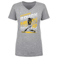 Pittsburgh City T-Shirt - Bryan Reynolds V-Neck Cotton Tee | Regular Fit Casual Streetwear Women's V-Neck T-Shirt - YinzerShop