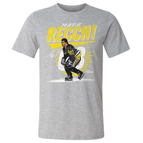 Pittsburgh Comet T-Shirt - Mark Recchi Crewneck Cotton Short Sleeve Graphic Tee Men's Cotton T-Shirt - YinzerShop