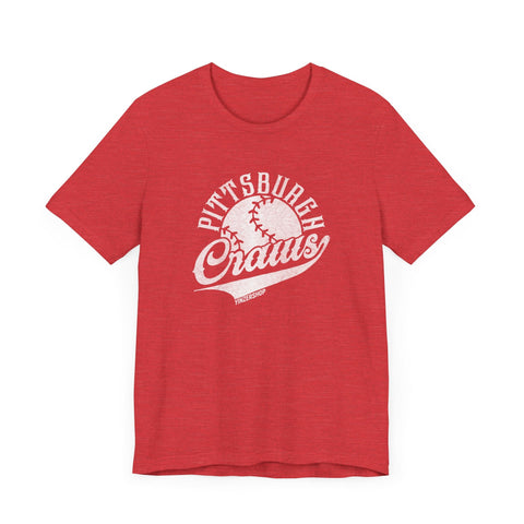 Pittsburgh Craws - Pittsburgh Crawfords - Retro Baseball - Short Sleeve Tee T-Shirt - YinzerShop