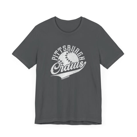Pittsburgh Craws - Pittsburgh Crawfords - Retro Baseball - Short Sleeve Tee T-Shirt - YinzerShop