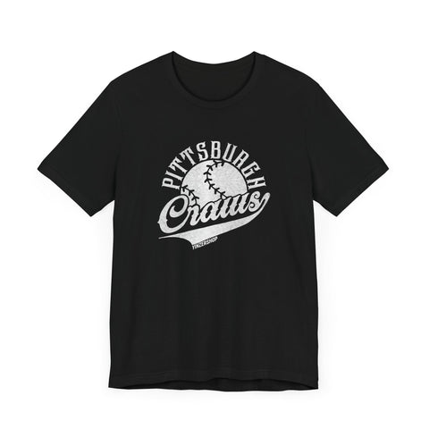 Pittsburgh Craws - Pittsburgh Crawfords - Retro Baseball - Short Sleeve Tee T-Shirt - YinzerShop