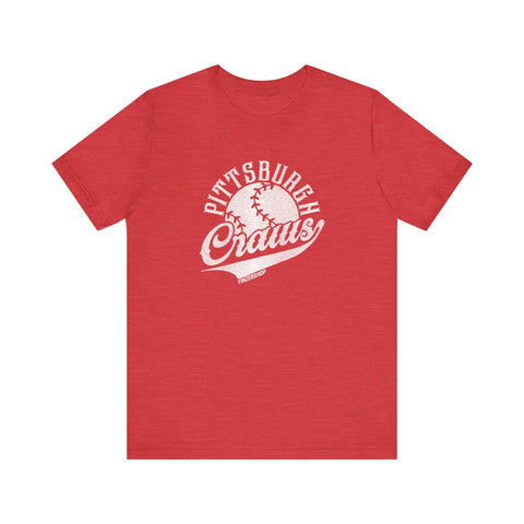 Pittsburgh Craws - Pittsburgh Crawfords - Retro Baseball - Short Sleeve Tee T-Shirt - YinzerShop