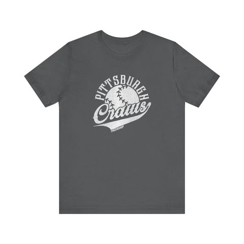 Pittsburgh Craws - Pittsburgh Crawfords - Retro Baseball - Short Sleeve Tee T-Shirt - YinzerShop