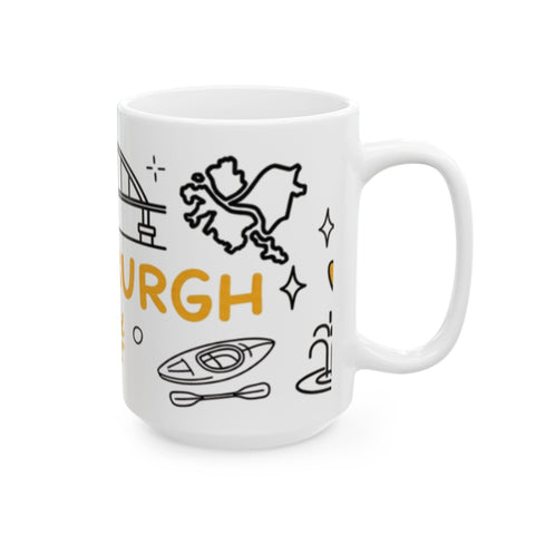 Pittsburgh Doodles Wrap - Coffee Mugs (11oz, 15oz) Mug - YinzerShop