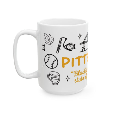 Pittsburgh Doodles Wrap - Coffee Mugs (11oz, 15oz) Mug - YinzerShop