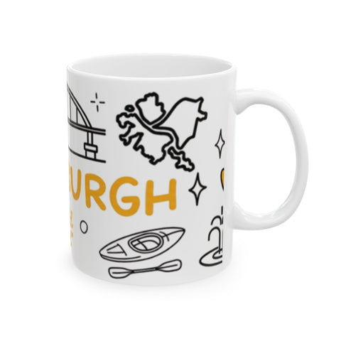 Pittsburgh Doodles Wrap - Coffee Mugs (11oz, 15oz) Mug - YinzerShop