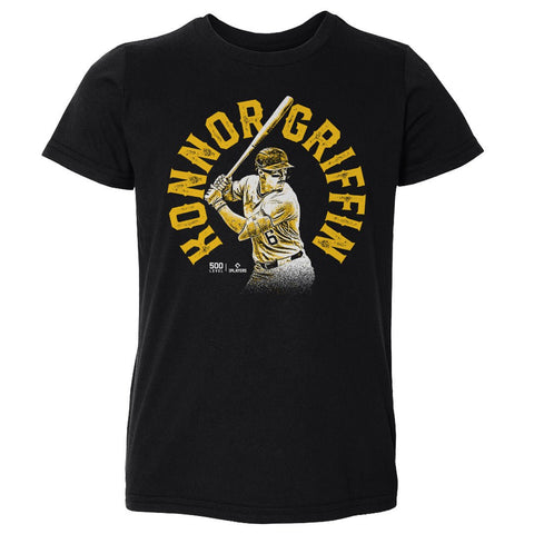 Pittsburgh Emblem T-Shirt - Konnor Griffin Kids Crewneck Tee, Cotton Short Sleeve Kids T-Shirt - YinzerShop