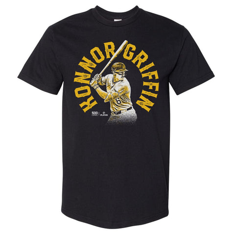 Pittsburgh Emblem T-Shirt – Konnor Griffin Oversized Cotton Tee, Heavyweight Crewneck Men's Heavyweight T-Shirt - YinzerShop