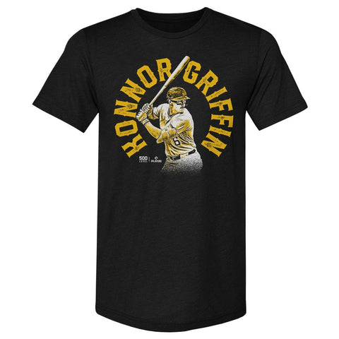 Pittsburgh Emblem T-Shirt - Konnor Griffin Slim Fit Crewneck Tee, Lightweight Polyester Blend Men's Premium T-Shirt - YinzerShop