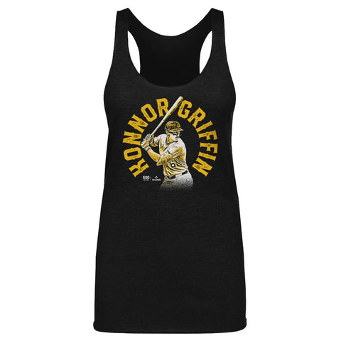 Pittsburgh Emblem Tank Konnor Griffin Slim Fit Lightweight Tri Color Top Women's Tank Top - YinzerShop