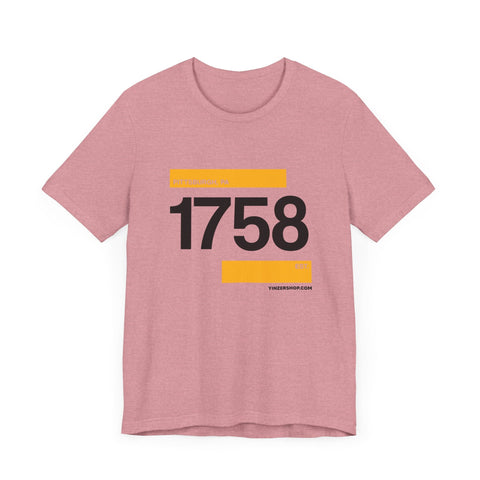 Pittsburgh Established 1758 clean retro - Short sleeve tee T-Shirt - YinzerShop