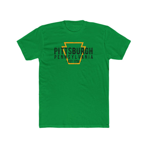 Pittsburgh Established T-Shirt – Premium Fitted Shirt With High Quality Print T-Shirt - YinzerShop