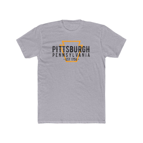 Pittsburgh Established T-Shirt – Premium Fitted Shirt With High Quality Print T-Shirt - YinzerShop