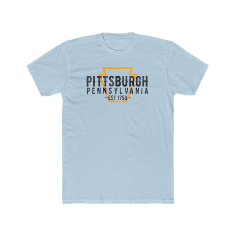Pittsburgh Established T-Shirt – Premium Fitted Shirt With High Quality Print T-Shirt - YinzerShop