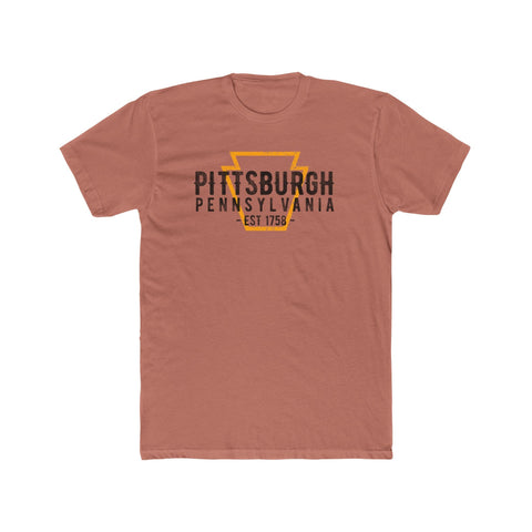 Pittsburgh Established T-Shirt – Premium Fitted Shirt With High Quality Print T-Shirt - YinzerShop