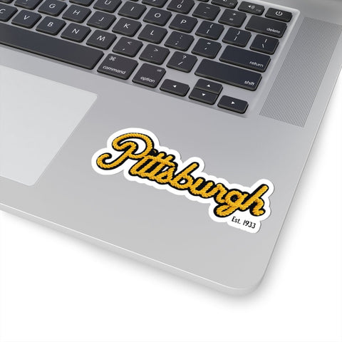 Pittsburgh Faux Embroidery - Kiss-Cut Stickers Paper Products - YinzerShop