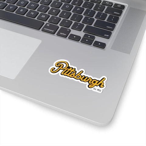 Pittsburgh Faux Embroidery - Kiss-Cut Stickers Paper Products - YinzerShop