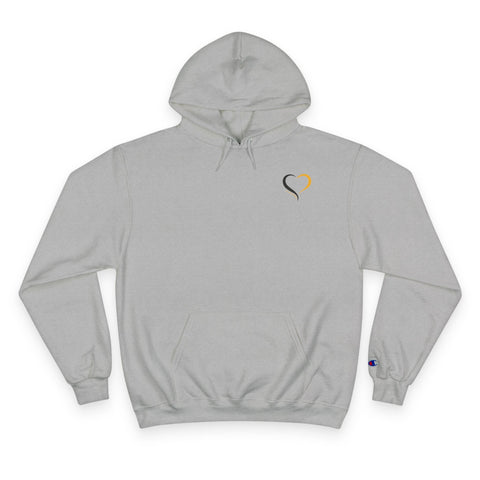 Pittsburgh Faux Embroidery - Print on back Hoodie Hoodie - YinzerShop