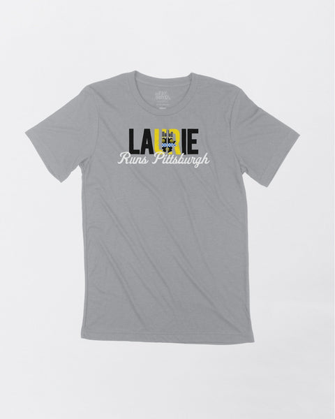 Pittsburgh Flag Crew - Customizable Crew Sweatshirt With Unique Flag Design Shirt Tops - Multi-Product - YinzerShop