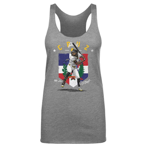 Pittsburgh Flag Tank - Oneil Cruz Slim Fit Tri Color Lightweight Athletic Top Women's Tank Top - YinzerShop