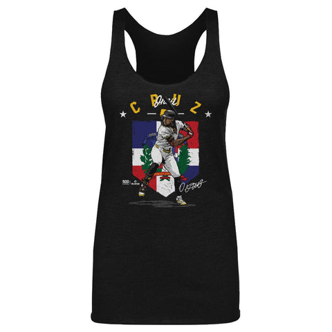 Pittsburgh Flag Tank - Oneil Cruz Slim Fit Tri Color Lightweight Athletic Top Women's Tank Top - YinzerShop