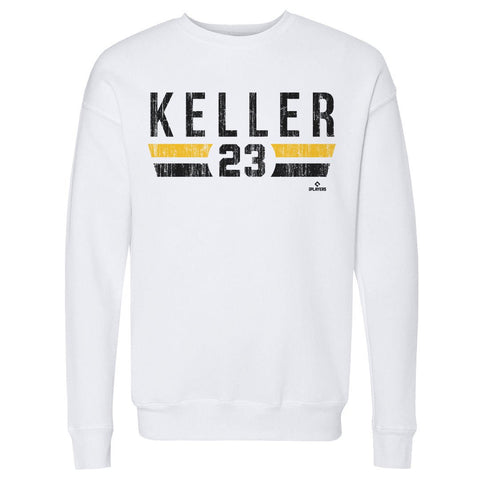 Pittsburgh Font Sweatshirt Mitch Keller Crewneck Long Sleeve Cotton Polyester Blend Men's Crewneck Sweatshirt - YinzerShop